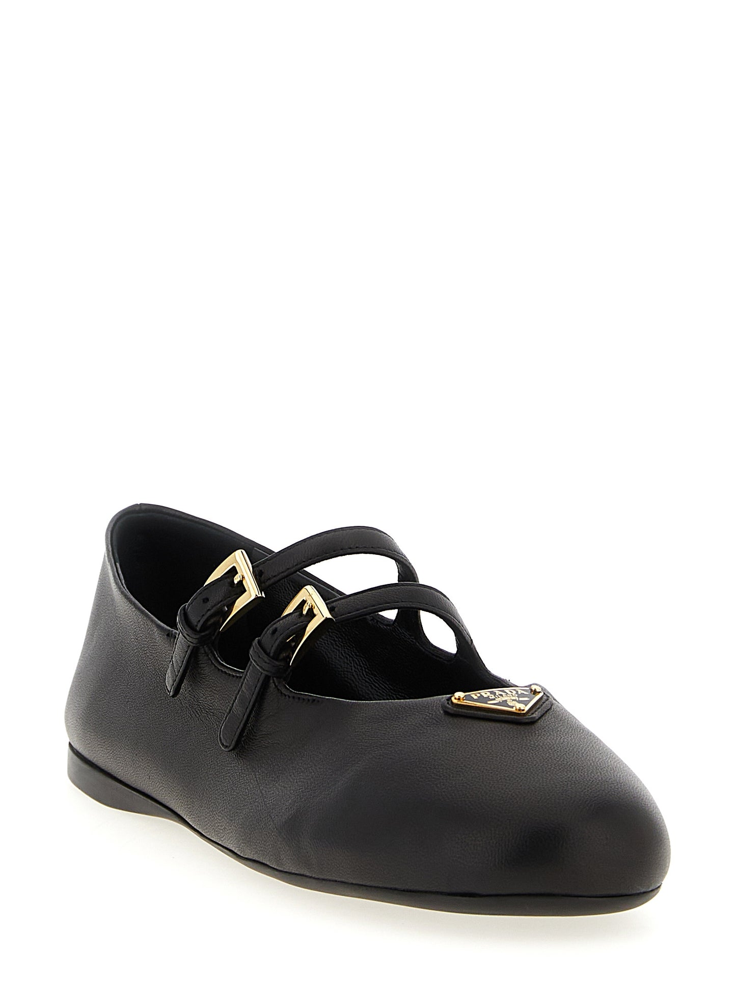 Double strap ballet flats Flat shoes