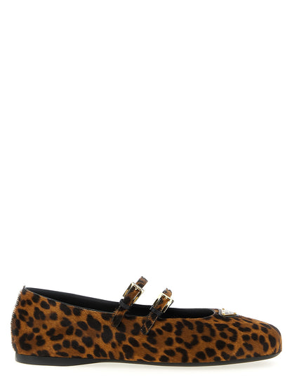 Double strap ballet flats Flat shoes