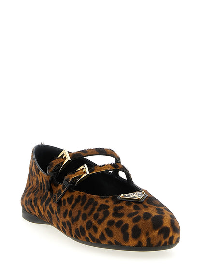 Double strap ballet flats Flat shoes
