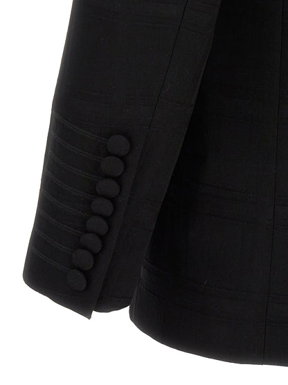 Check double-breasted blazer Blazer