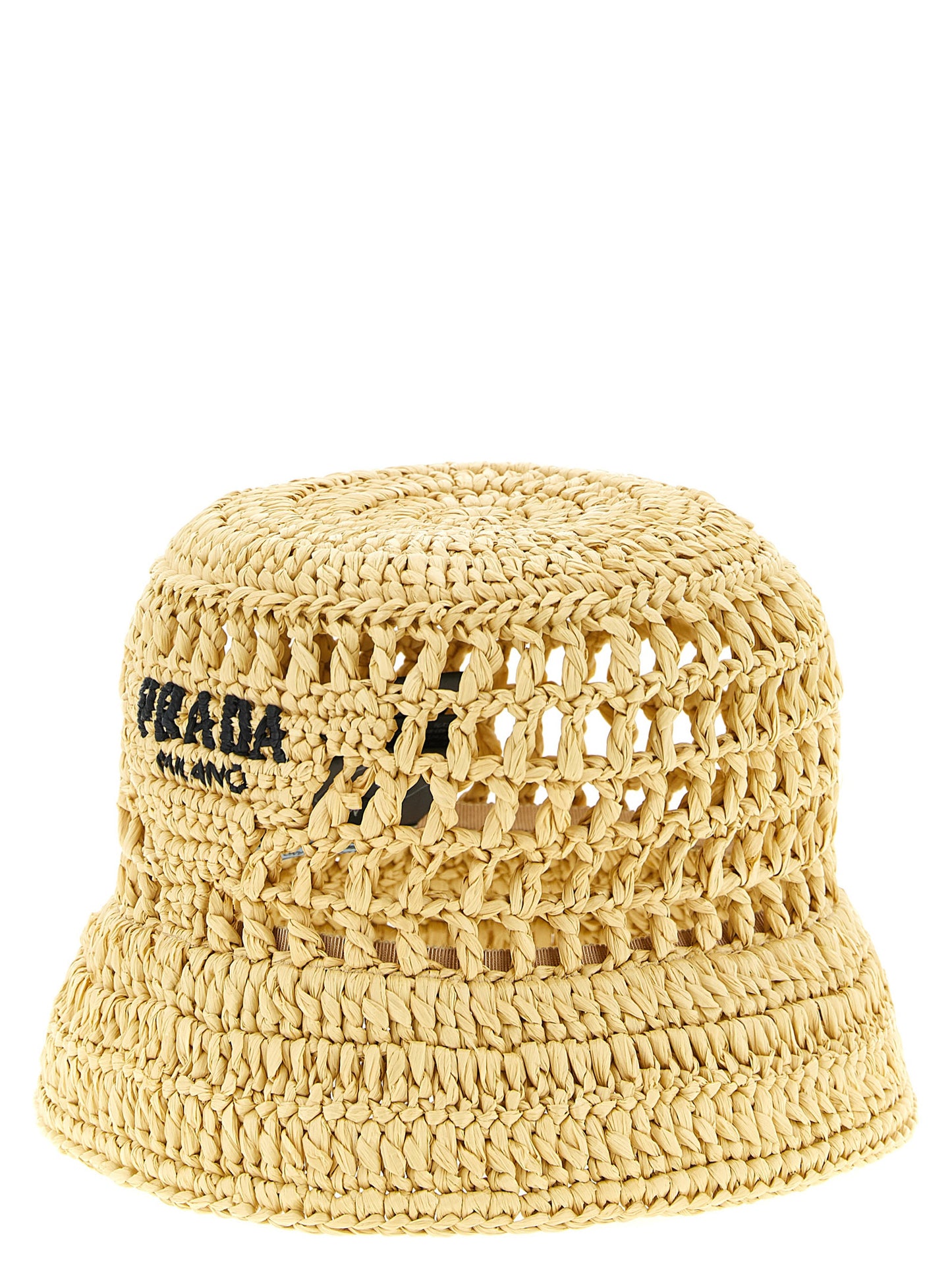 Crochet logo bucket hat Hats