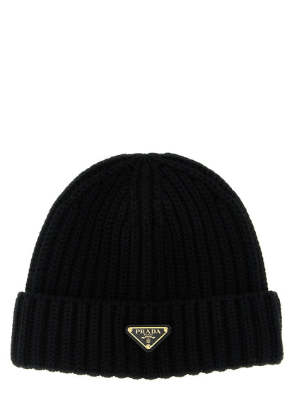 Logo triangle beanie Hats