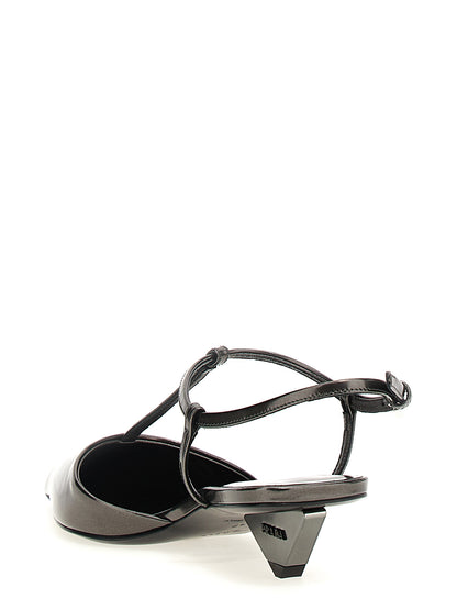 Laminated patent leather pumps Pumps
