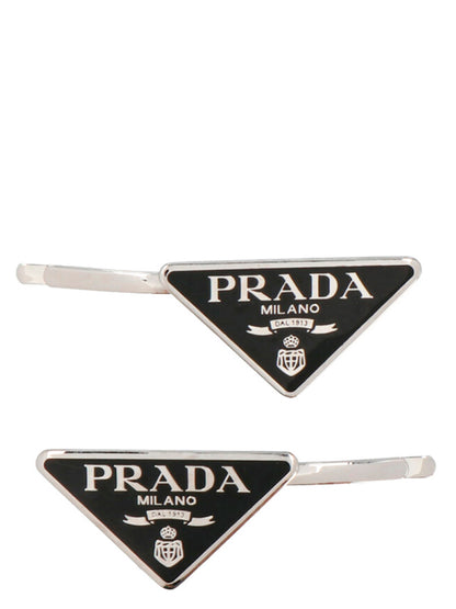 Logo two hairpin set Hair accessories