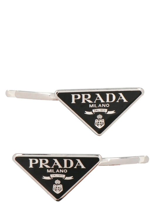 Logo two hairpin set Hair accessories