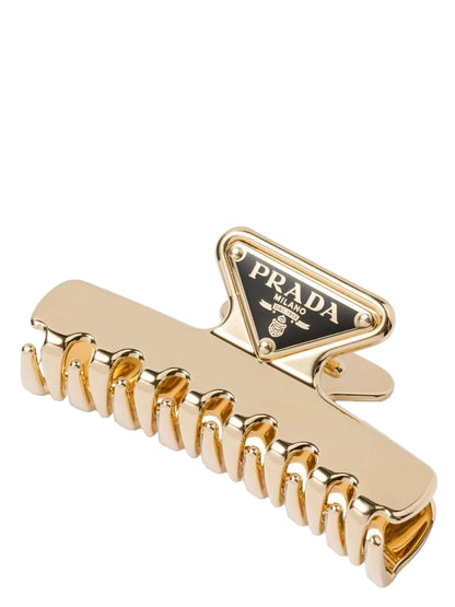 Triangle logo hair clip Hair accessories