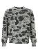 Bape Heather gray camo ape head one point crewneck swea