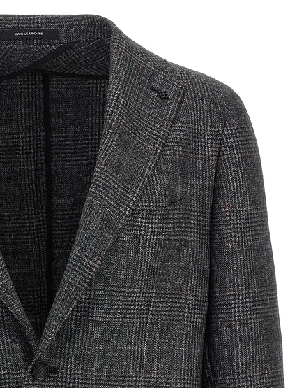 Check patterned blazer Blazer