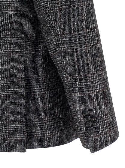 Check patterned blazer Blazer