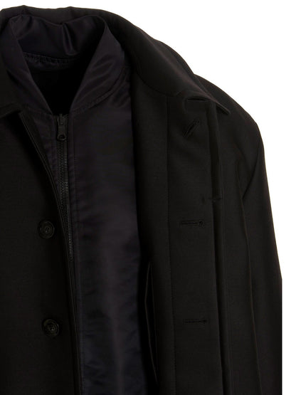 Valentino Pink PP Collection reversible long coat Coats, trench coats