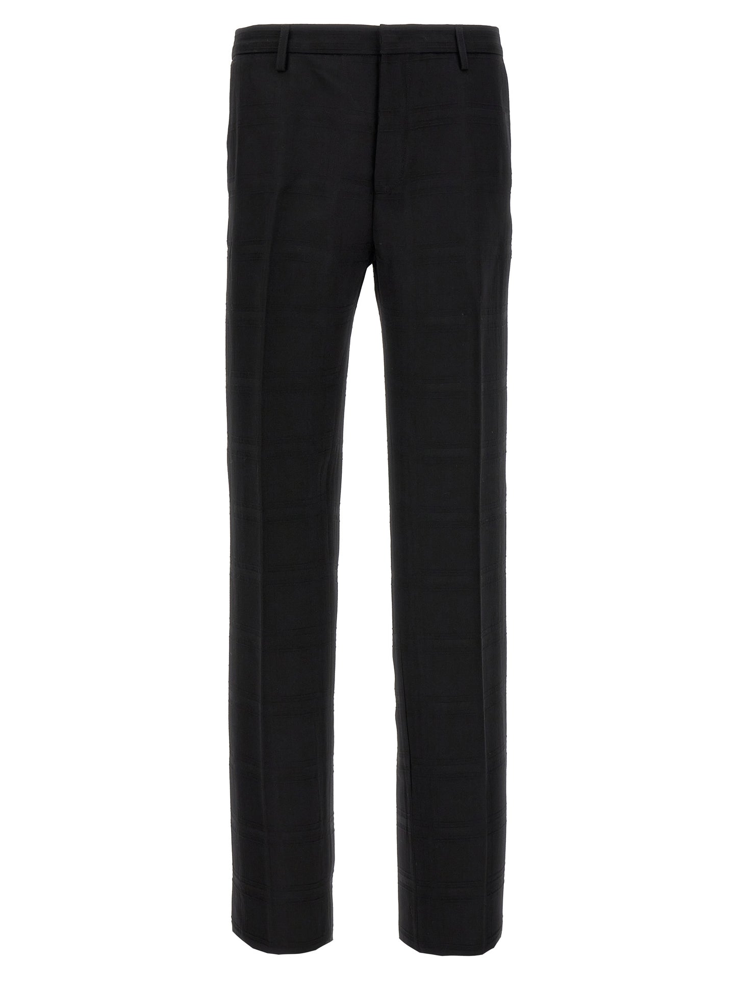 Check wool trousers Pants