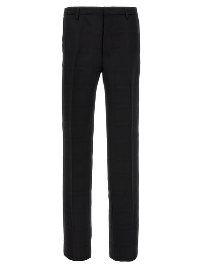 Check wool trousers Pants