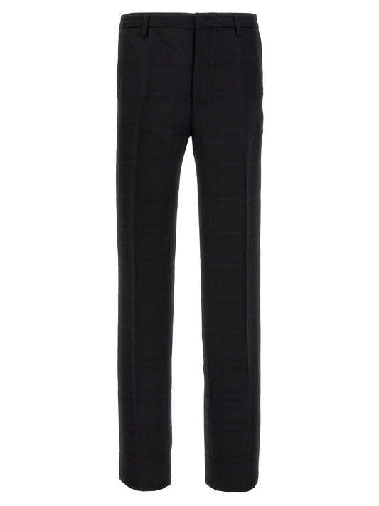 Check wool trousers Pants
