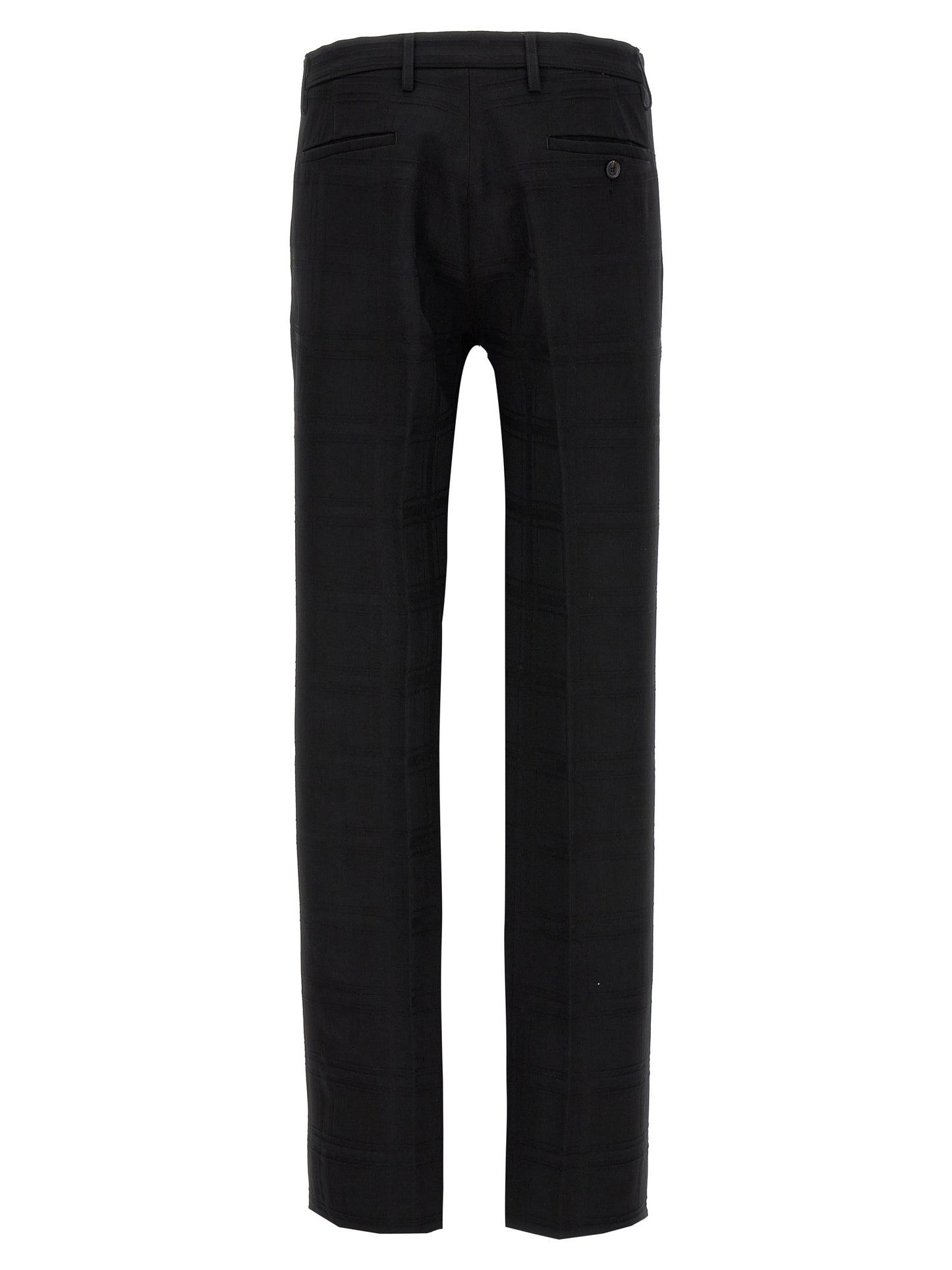Check wool trousers Pants