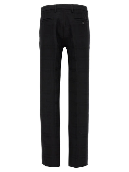 Check wool trousers Pants