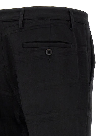 Check wool trousers Pants