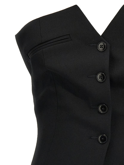 Deconstructed vest Gilet