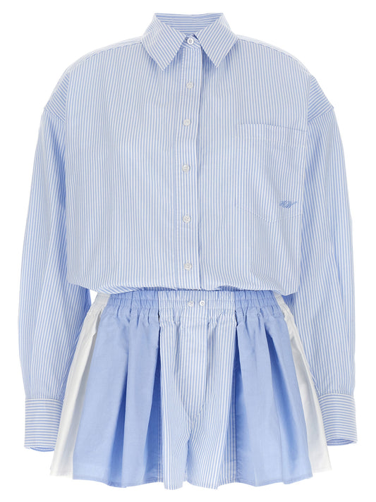 'Prestyled Pleated Boxer Romper' jumpsuit Jumpsuits