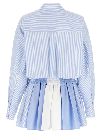 'Prestyled Pleated Boxer Romper' jumpsuit Jumpsuits