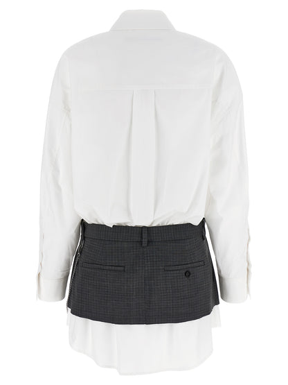 'Pre-Styled Shirt Dress W Chain' dress Dresses