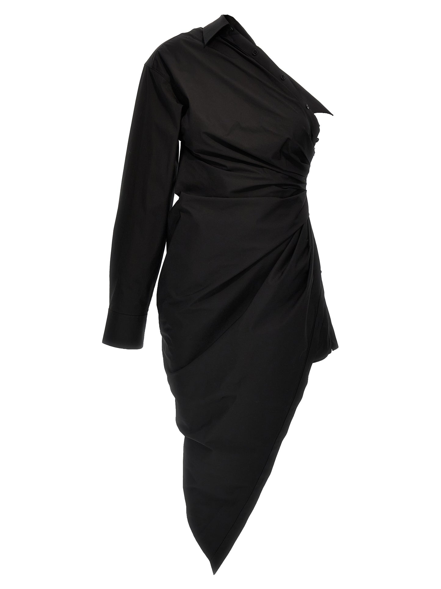 Asymmetrical shirt dress Dresses