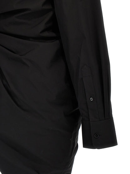 Asymmetrical shirt dress Dresses