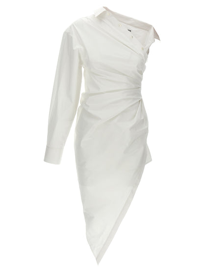 Asymmetrical shirt dress Dresses