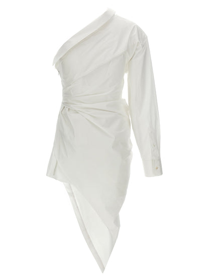 Asymmetrical shirt dress Dresses