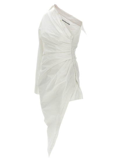Asymmetrical shirt dress Dresses
