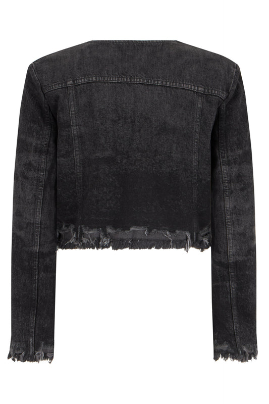 Cropped denim jacket RTW