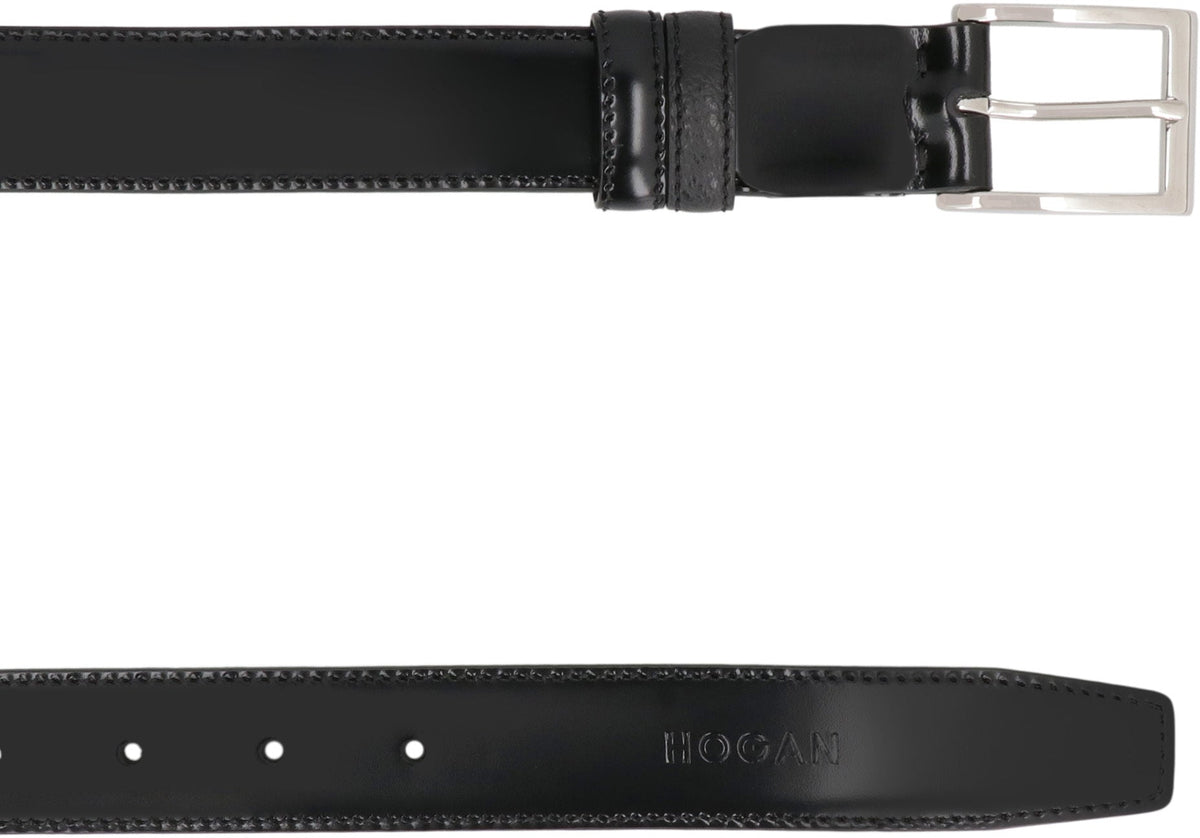 Reversible leather belt ACC