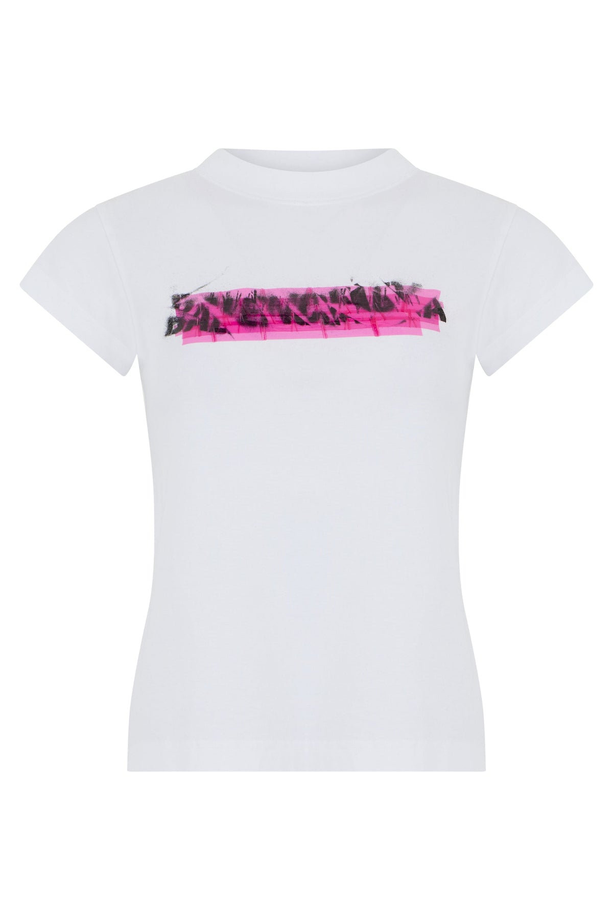 Cotton T-shirt messy spray RTW