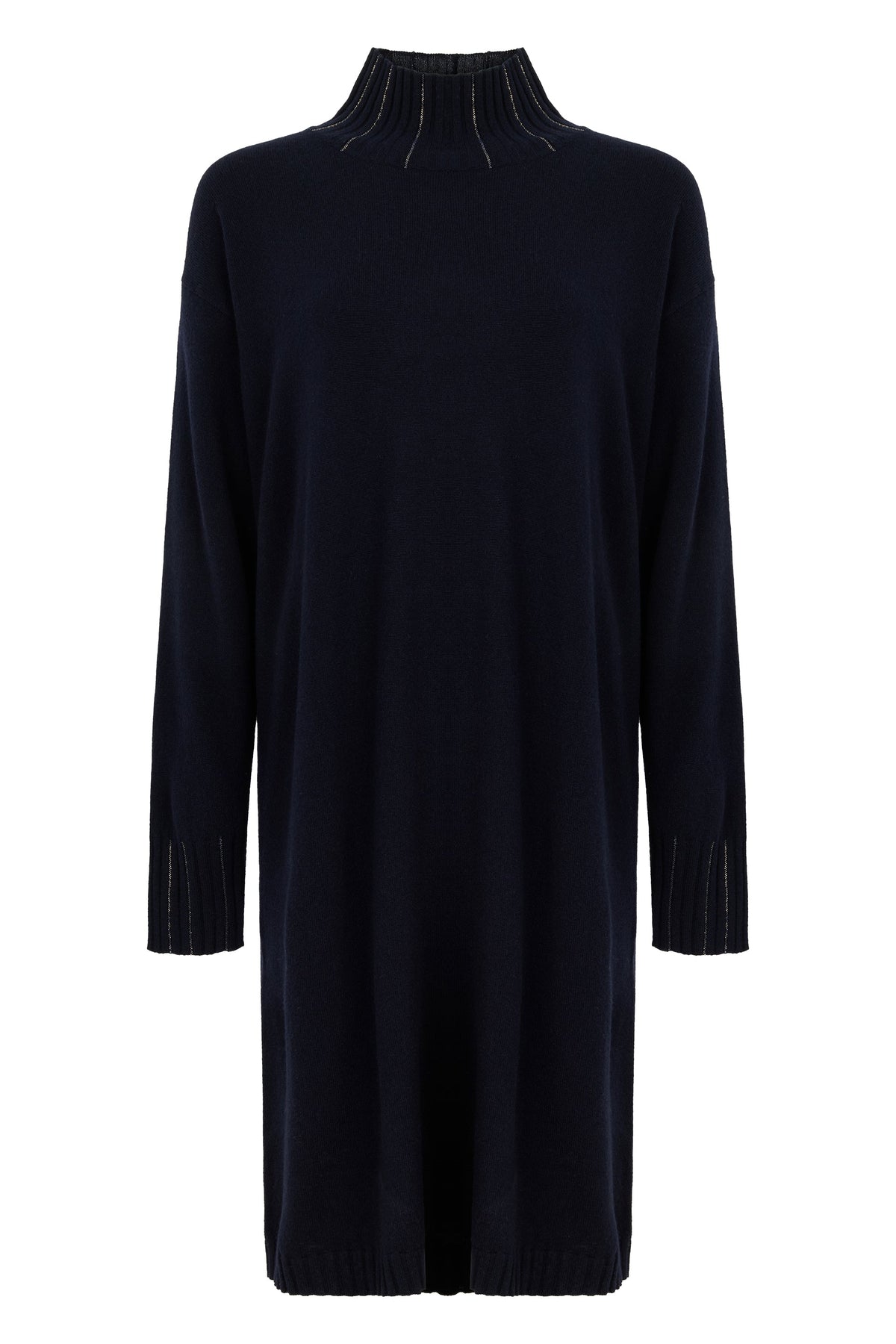 Short dress with high collar RTW