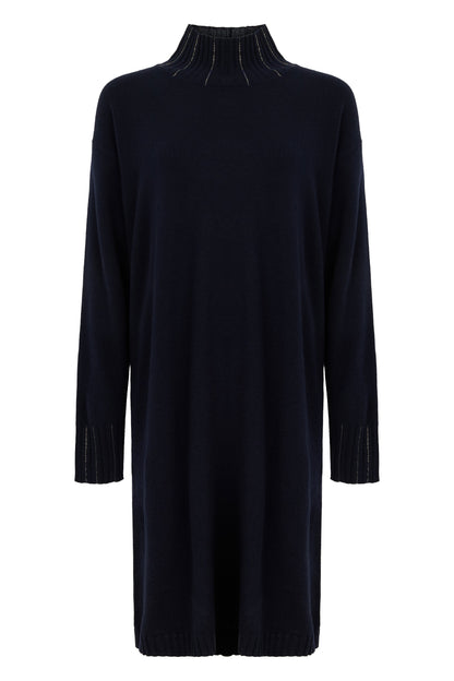 Short dress with high collar RTW