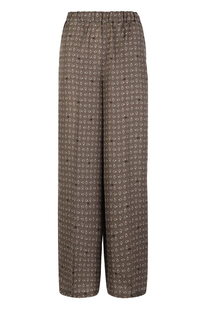 Printed silk pants RTW