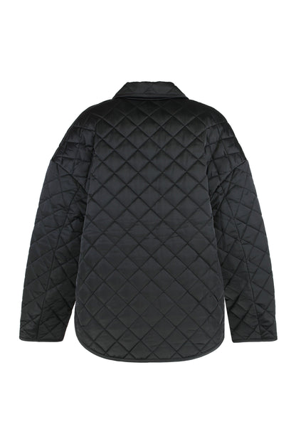 Totême Quilted jacket with collar