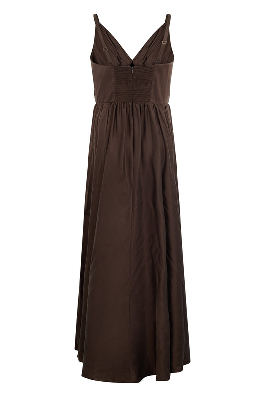 Long dress with neckline RTW
