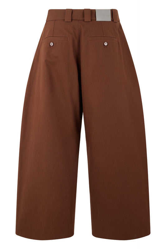 Barrel pants in cotton RTW