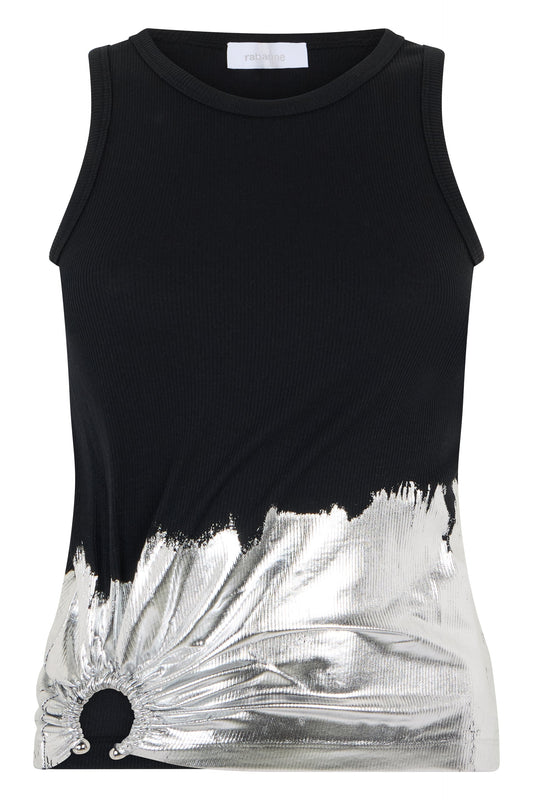 Metallic cotton top RTW