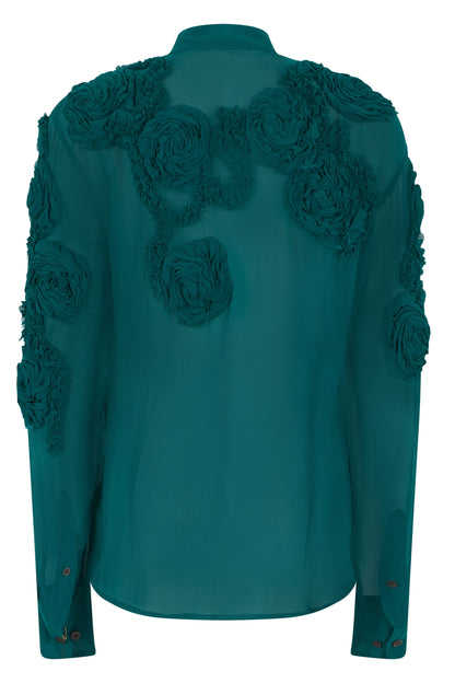 Shirt with floral embroidery RTW