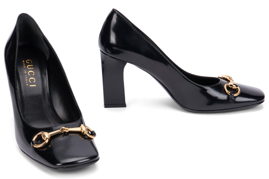Low-cut in black leather RTW