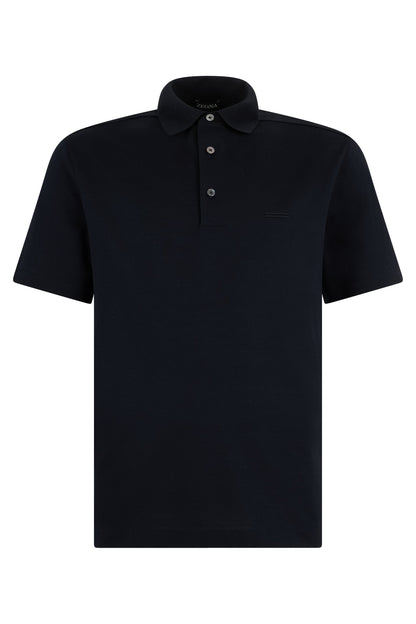 Cotton polo with short sleeves RTW