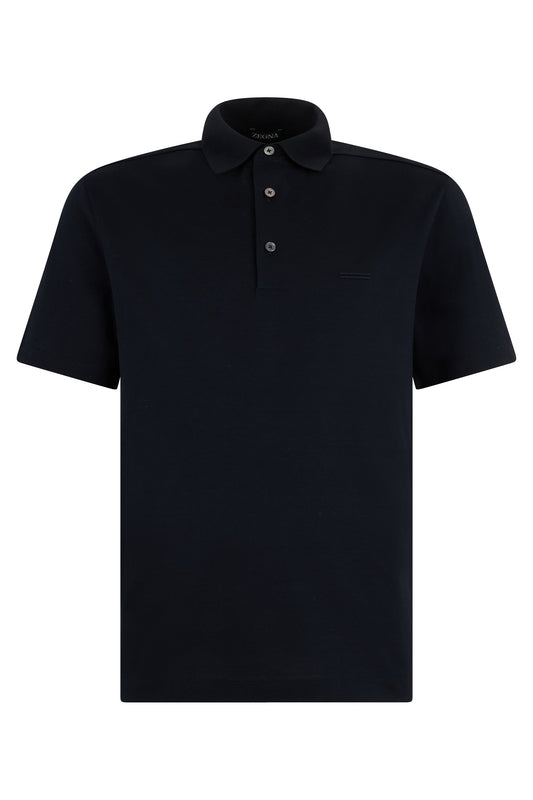 Cotton polo with short sleeves RTW