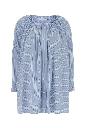 Alexander Wang Button down shirt dress w/ scoop bungee neck