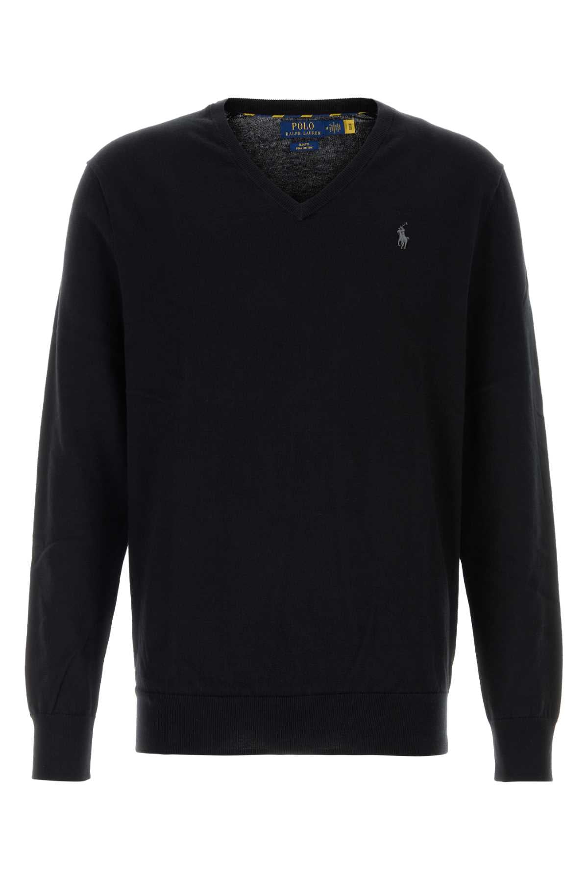 SLIM FIT COTTON V-NECK SWEATER KNITWEARS