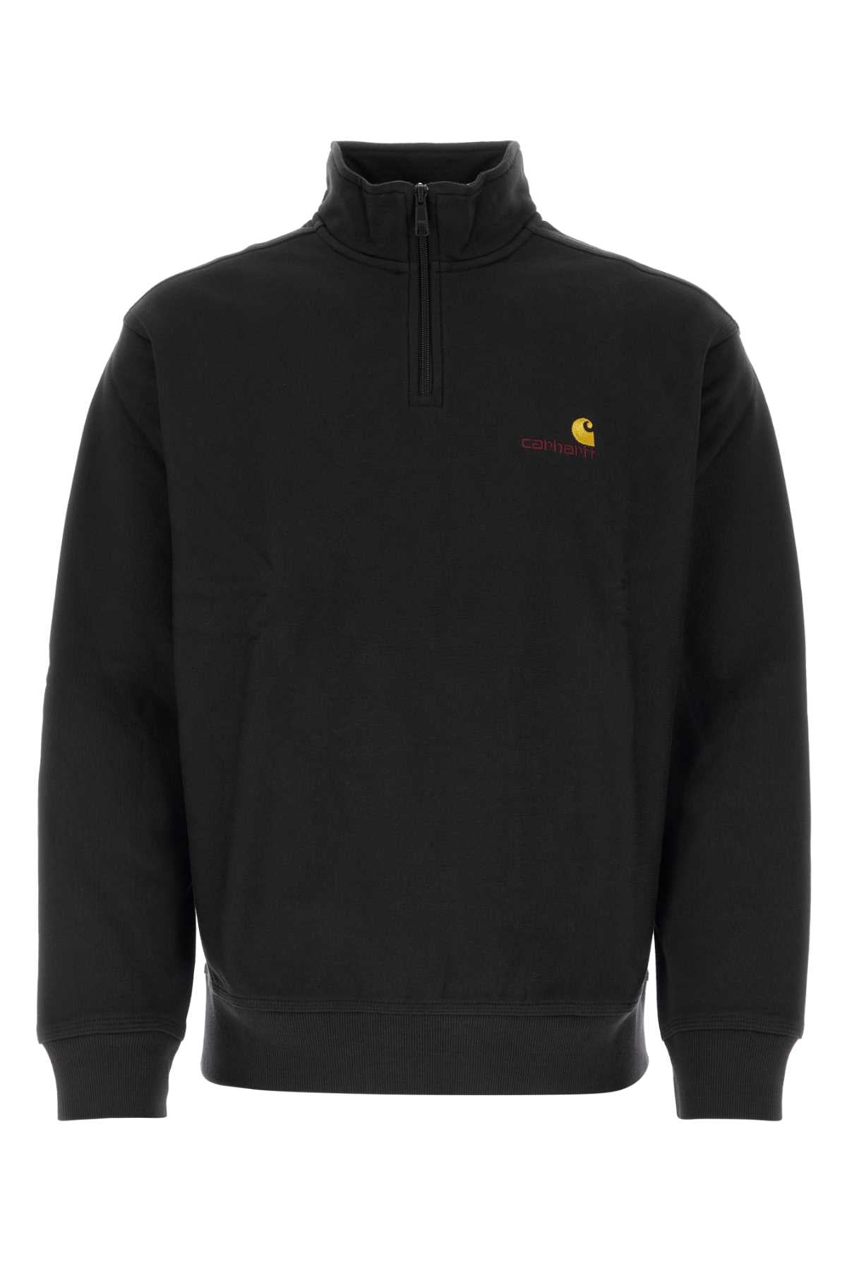 Carhartt Wip Half zip american script sweatshirt cotton/polyest