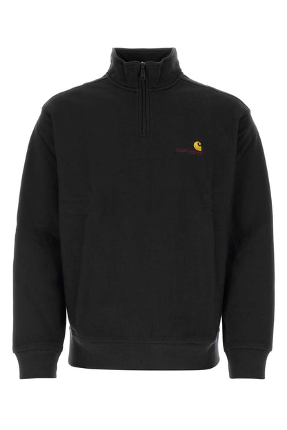Carhartt Wip Half zip american script sweatshirt cotton/polyest