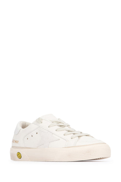 Golden Goose Kids May nappa upper suede star and heel