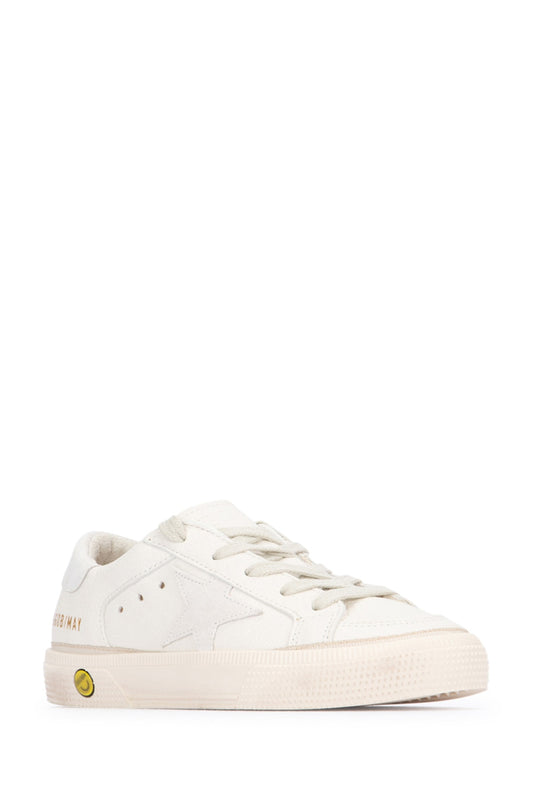 Golden Goose Kids May nappa upper suede star and heel