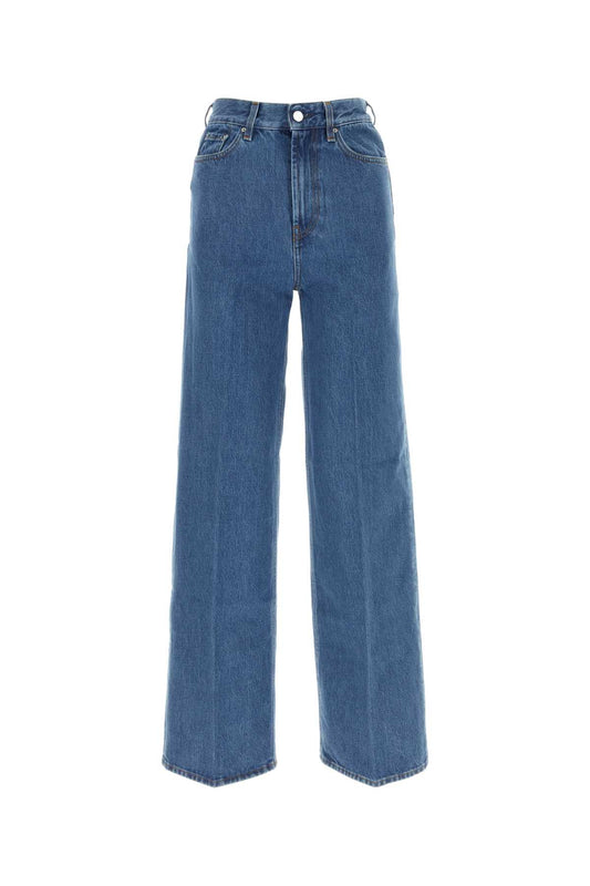 WIDE LEG DENIM JEANS